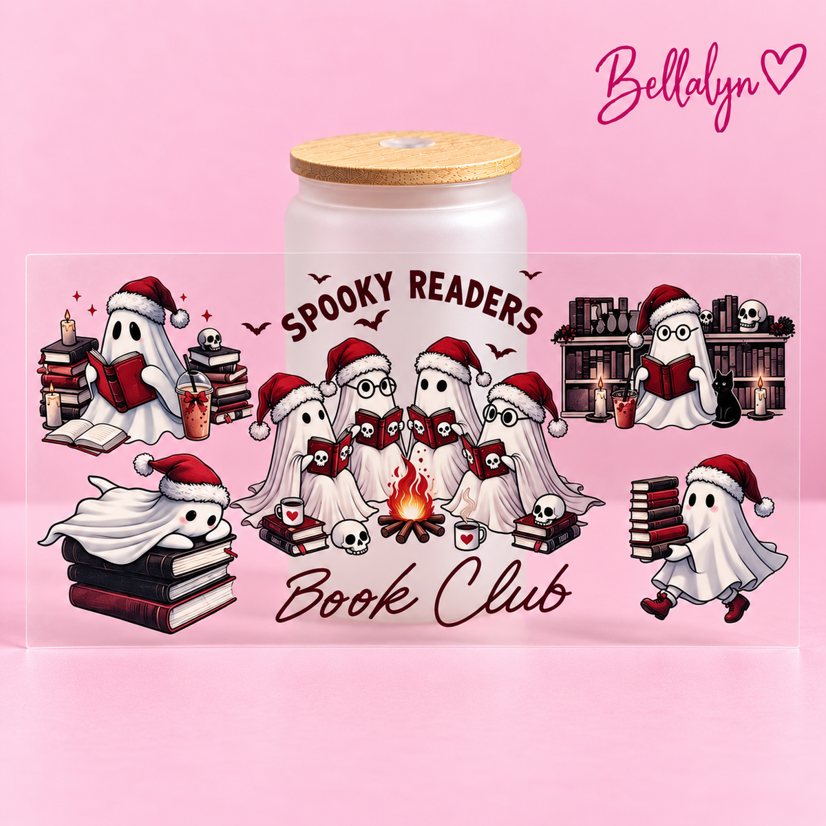 Trinkglas ,,Spooky Readers Book Club“
