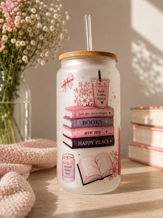 ,,BOOK TOK GIRL“ Trinkglas