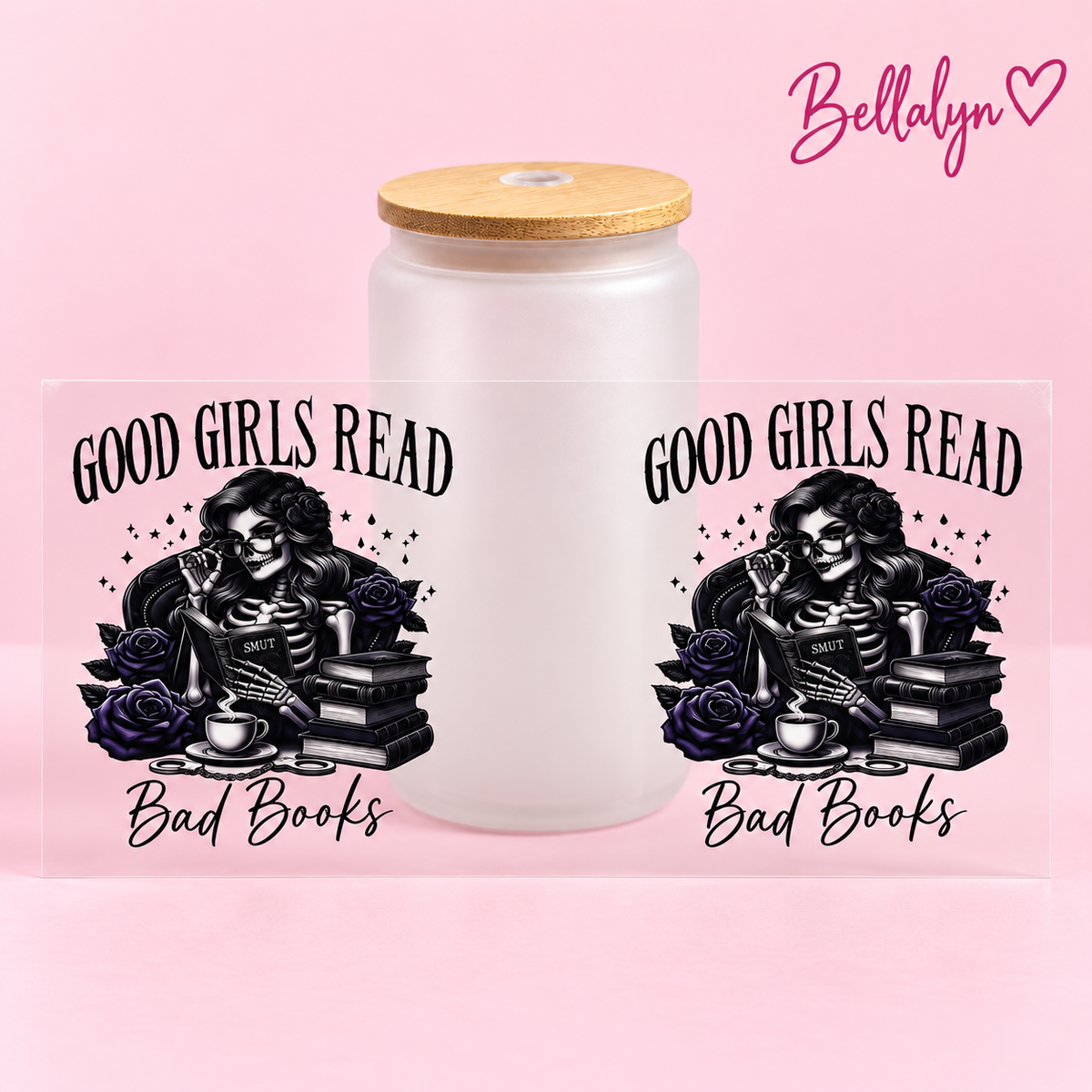 Trinkglas ,,Good Girls Read“