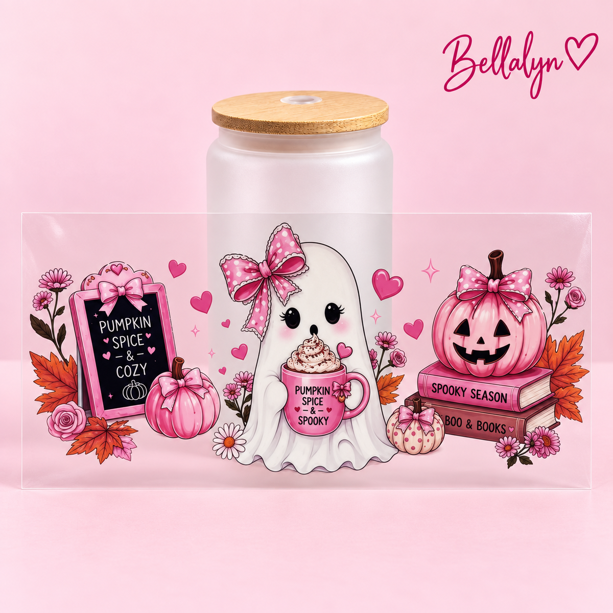 Trinkglas ,,Pumpkin Spice & Spooky“