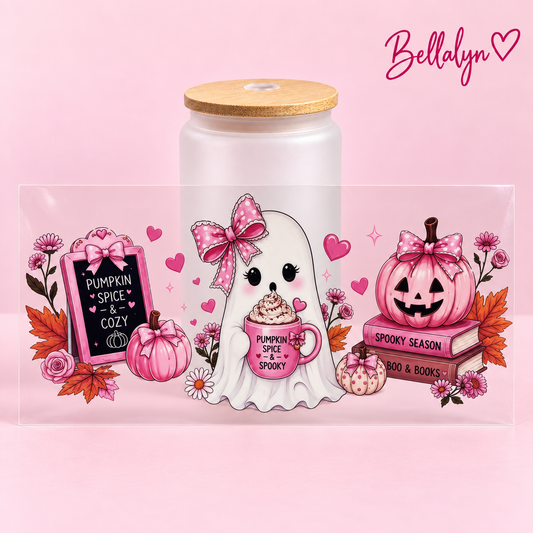 Trinkglas ,,Pumpkin Spice & Spooky“