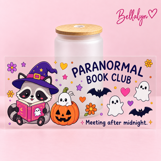 Trinkglas ,,Paranormal Book Club“
