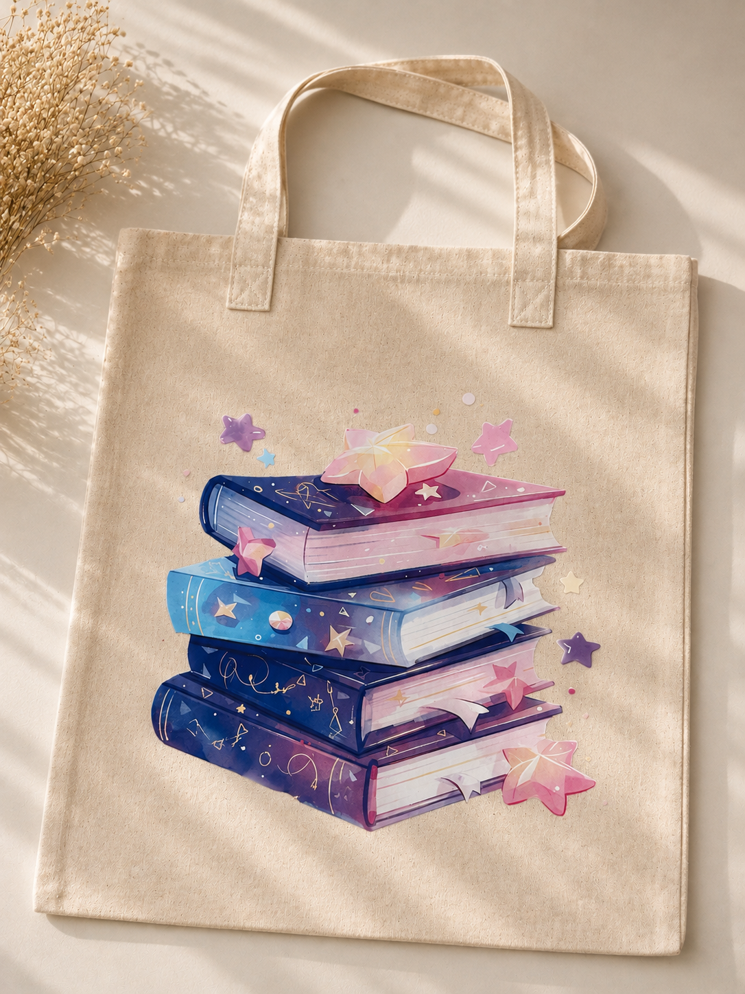 Stofftasche- Magic Library