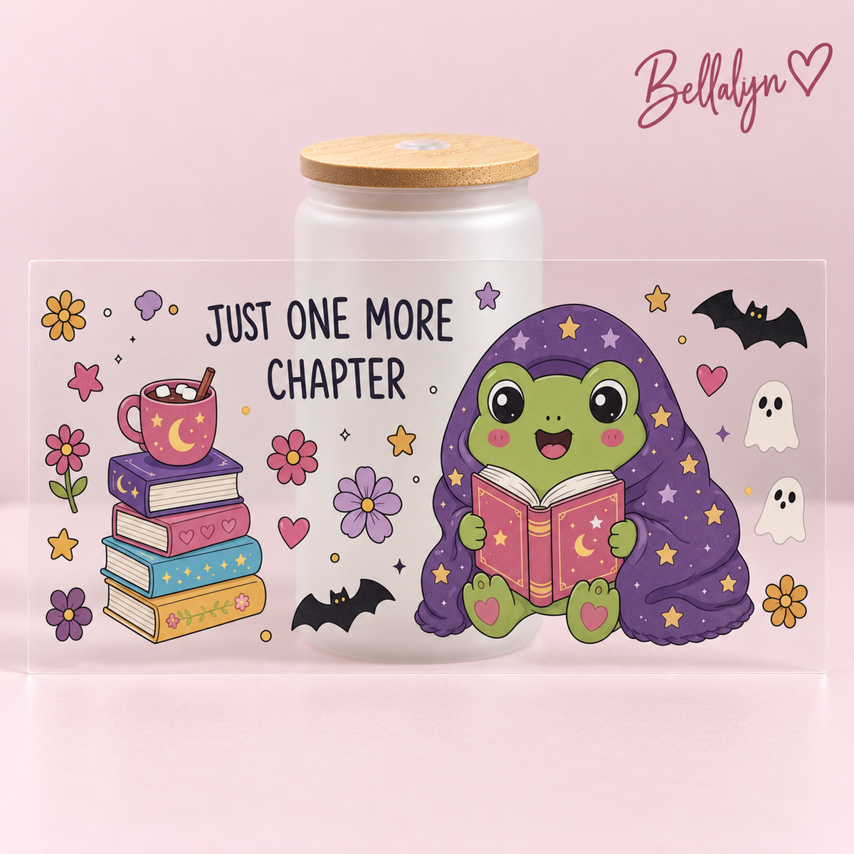 Trinkglas ,,Just One More Chapter“