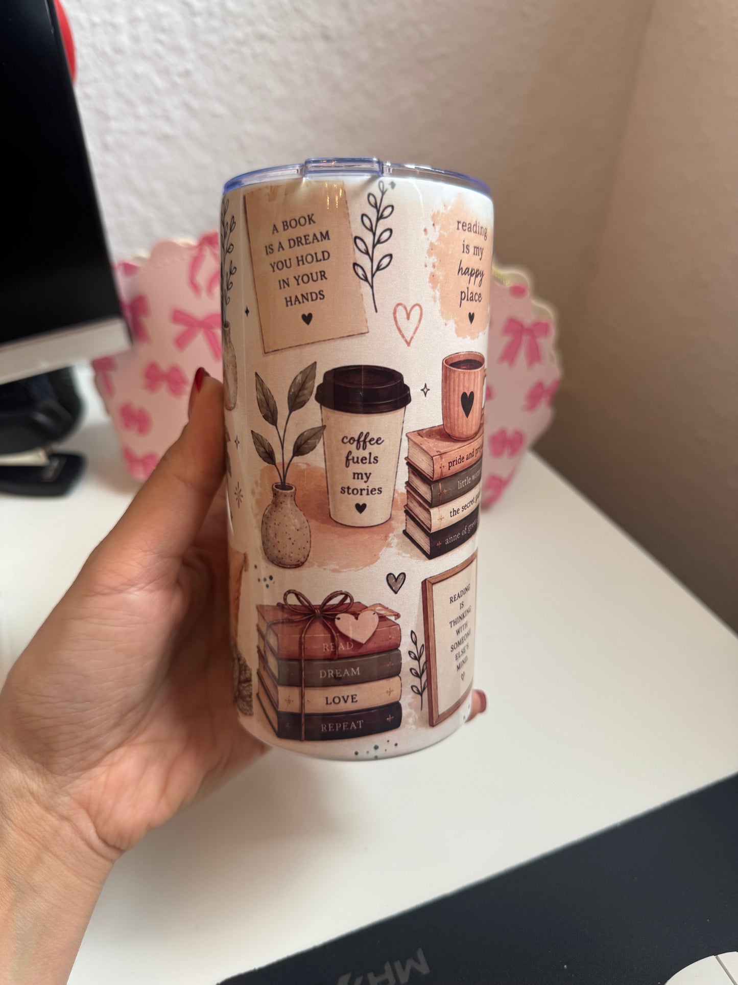 Thermobecher “So Many Books, So Little Time” – 12 oz