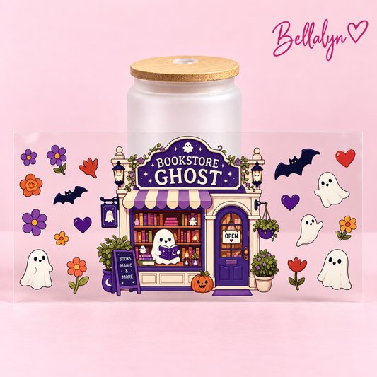 Trinkglas ,,Bookstore Ghost“