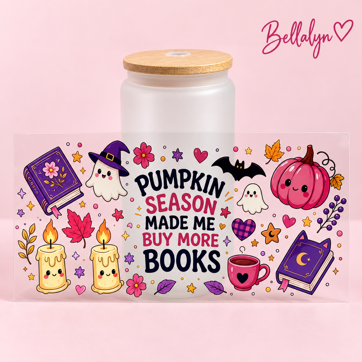 Trinkglas „Pumpkin Book Season“