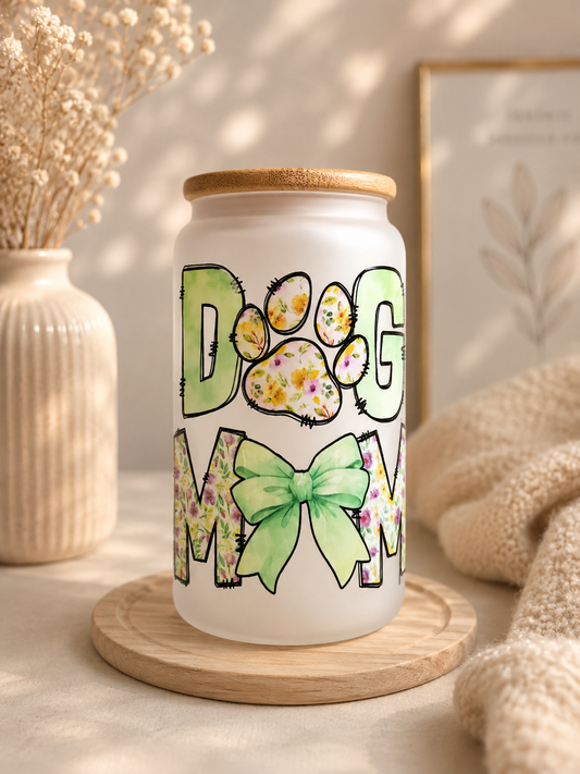 Trinkglas- Dog Mom