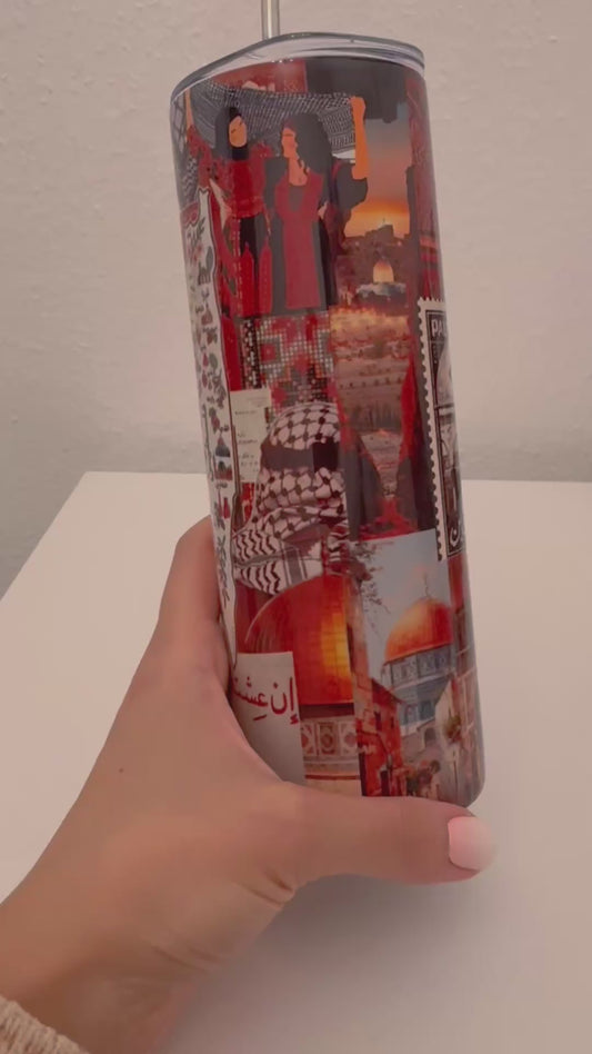 Edelstahl Thermobecher „Palästina“